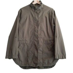 JOE FRESH Canvas Jacket Utility Sleeves Olive Green  Sz S